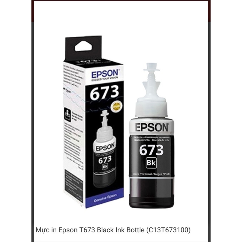 Mực in Epson T673 Black Ink Bottle (C13T673100) 