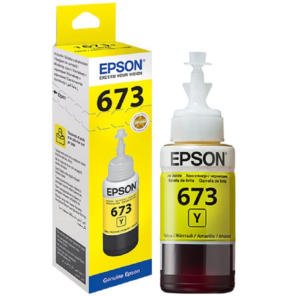 Mực in Epson T673 Yellow Ink Bottle (C13T673400)