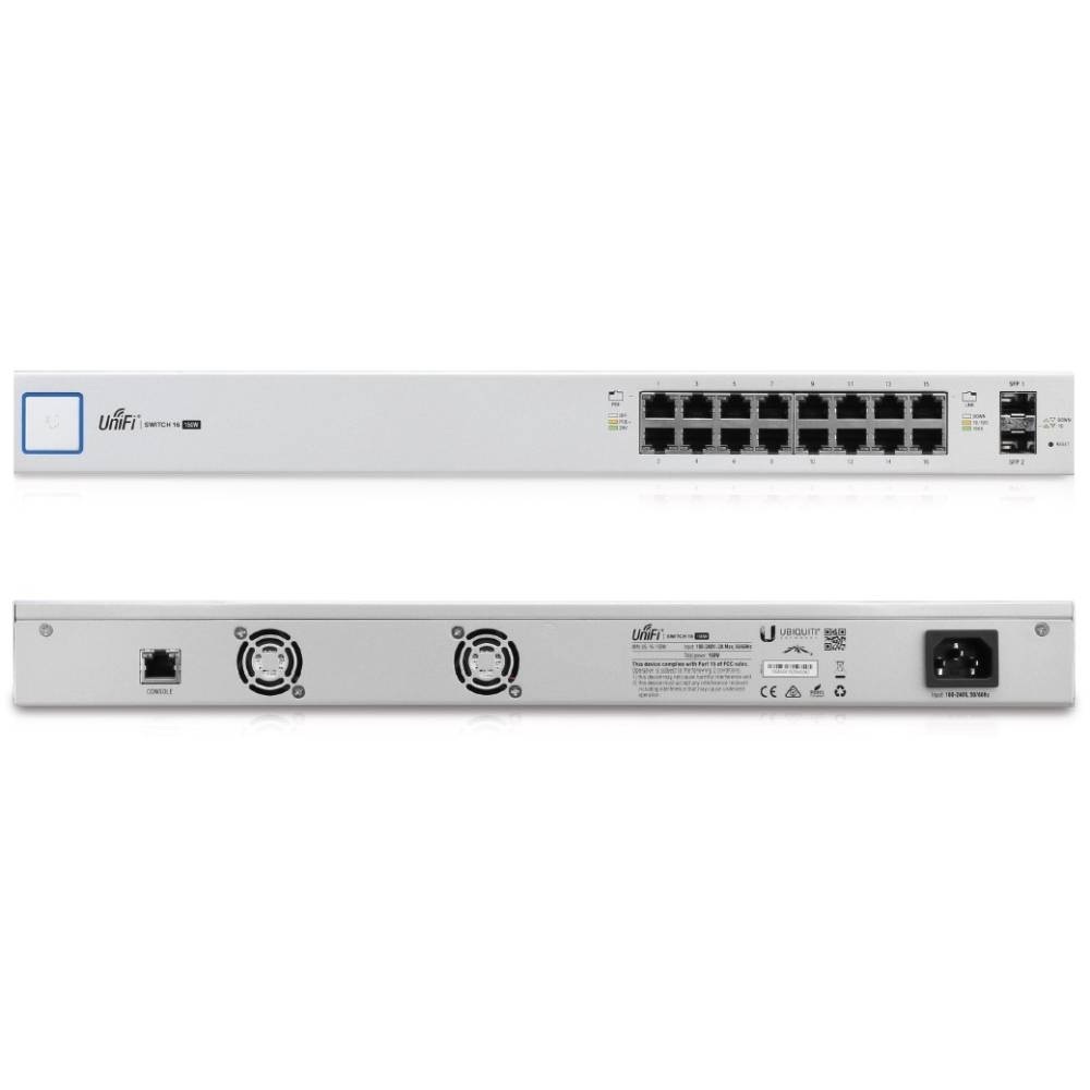 Thiết bị chuyển mạch Ubiquiti EdgeSwitch 16 PoE 150W ES-16-150W