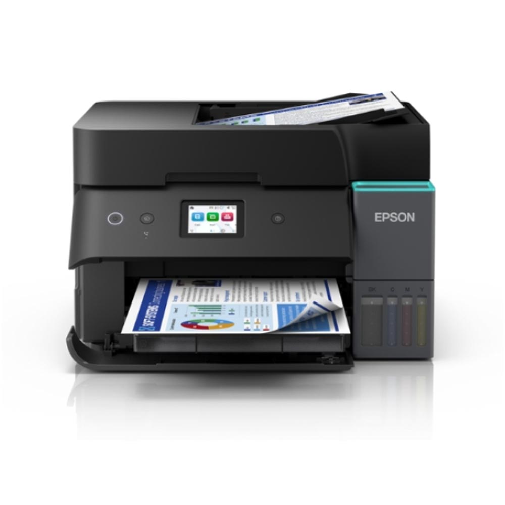 Máy in phun màu Epson EcoTank L6390 (A4/A5/ In/ Copy/ Scan/ Fax/ Đảo mặt/ USB/ WiFi/ LAN/ ADF)