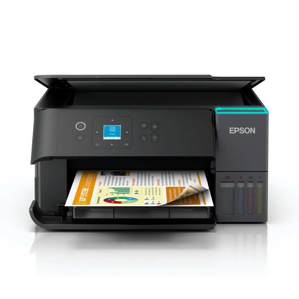 Máy in phun màu Epson EcoTank L6390 (A4/A5/ In/ Copy/ Scan/ Fax/ Đảo mặt/ USB/ WiFi/ LAN/ ADF)