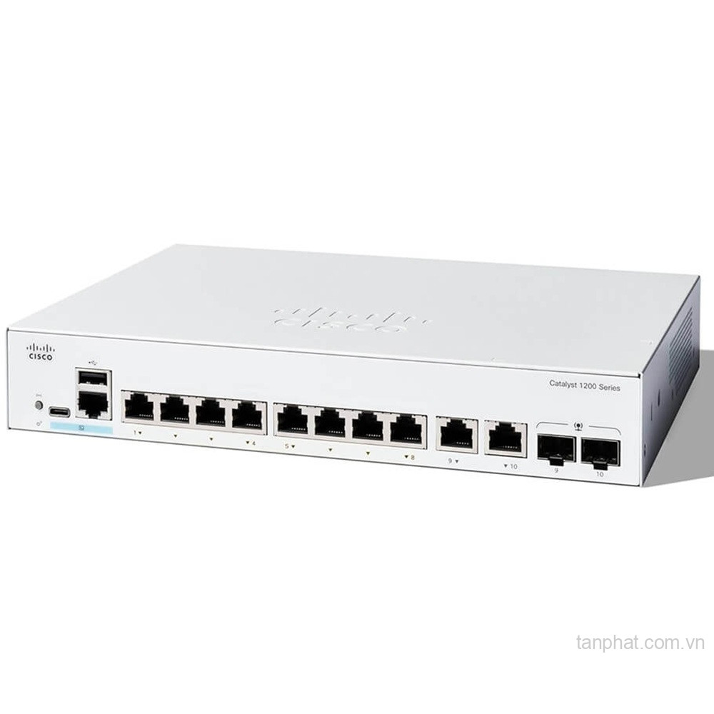 Thiết bị chuyển mạch Cisco Business CBS220-16P-2G-EU 16 cổng Gigabit PoE, 2 cổng SFP, PoE Budget 130W