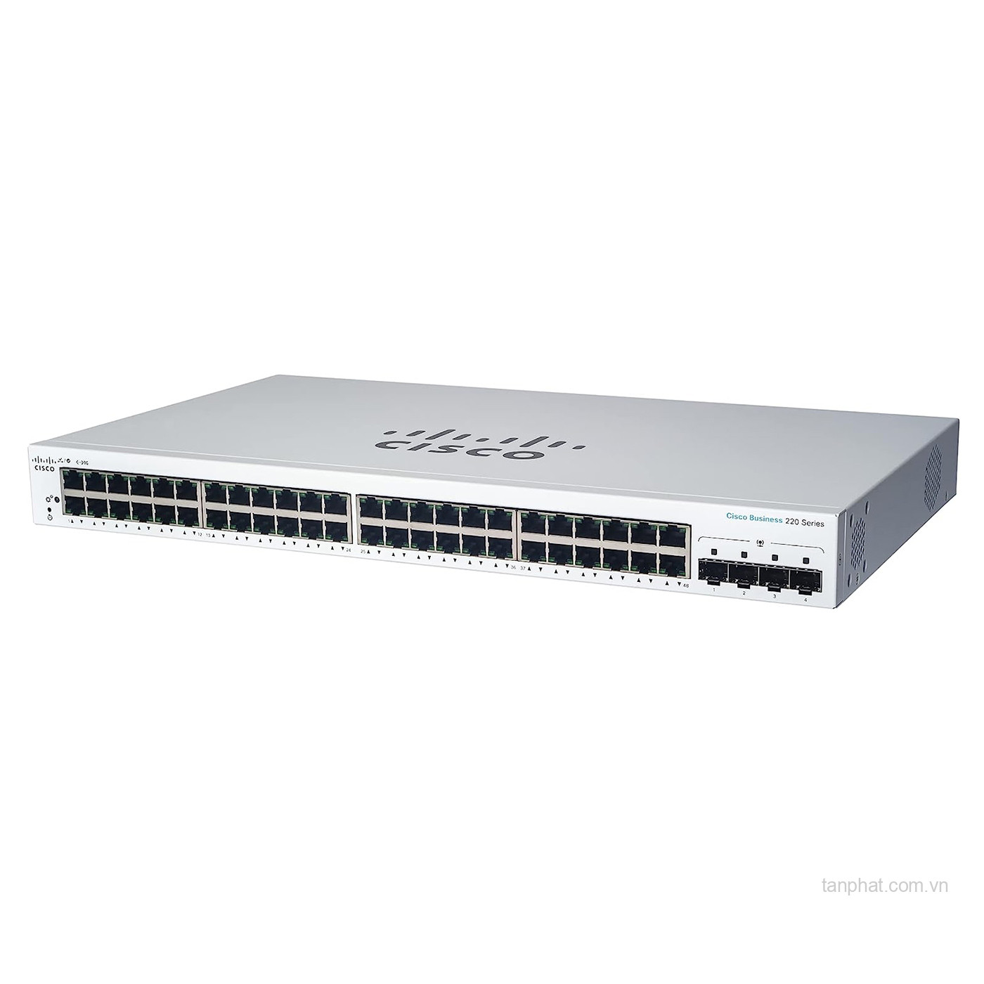 Thiết bị chuyển mạch Cisco Business CBS220-48T-4G-EU 48 cổng Gigabit, 4 cổng SFP