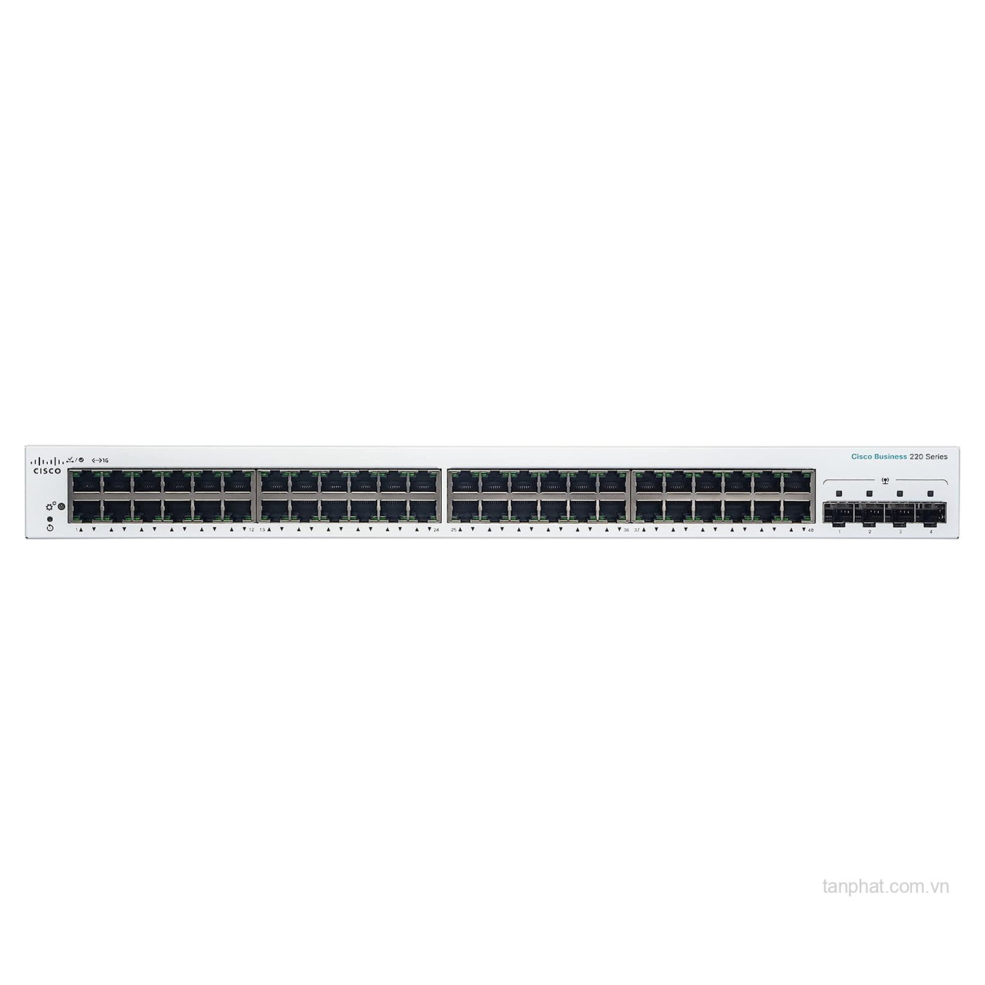 Thiết bị chuyển mạch Cisco Business CBS220-48T-4G-EU 48 cổng Gigabit, 4 cổng SFP
