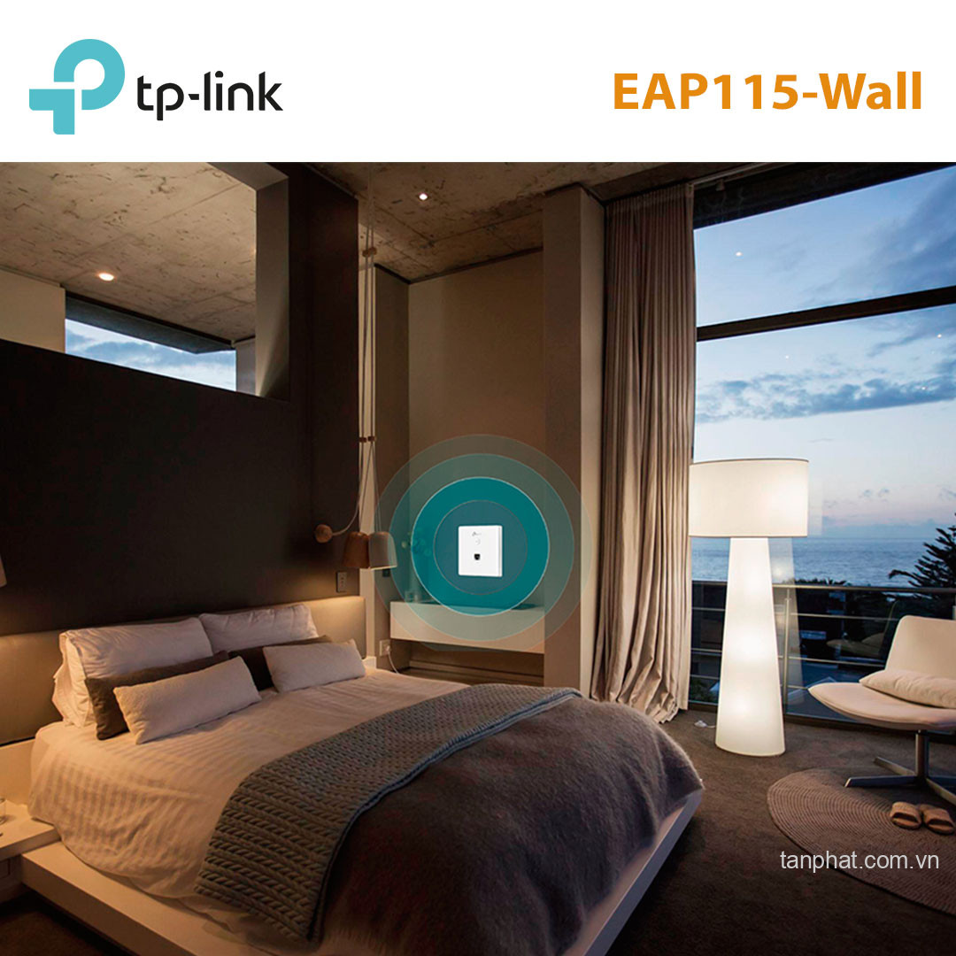 Bộ phát WiFi âm tường TP-Link EAP115-Wall 300Mbps