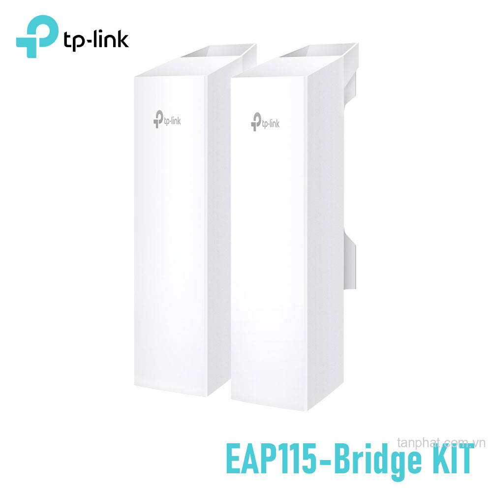 Bộ cầu nối WiFi ngoài trời TP-Link Omada EAP115-Bridge KIT 5GHz 300Mbps