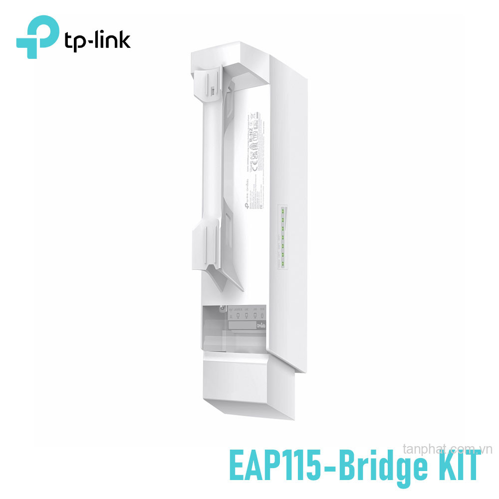 Bộ cầu nối WiFi ngoài trời TP-Link Omada EAP115-Bridge KIT 5GHz 300Mbps