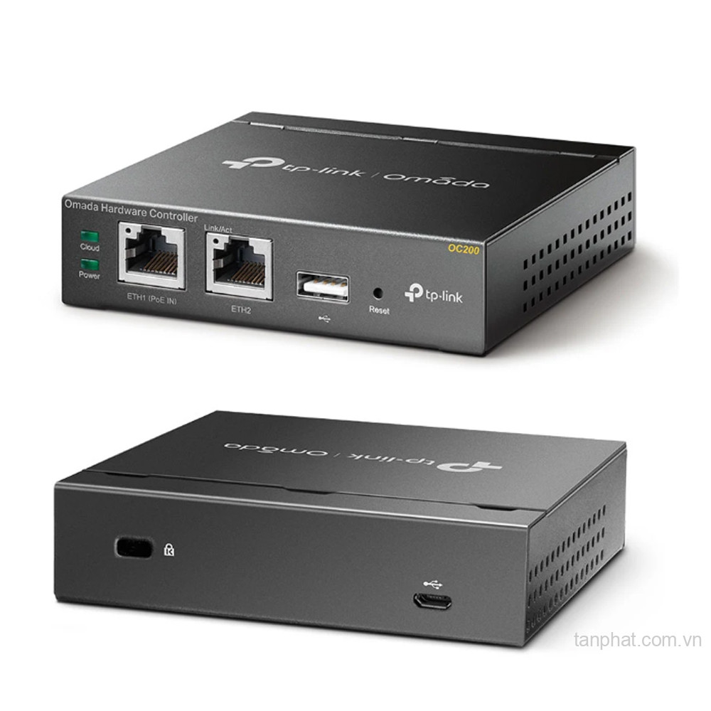 Bộ điều khiển Omada TP-Link OC200, 2 cổng Gigabit, hỗ trợ PoE