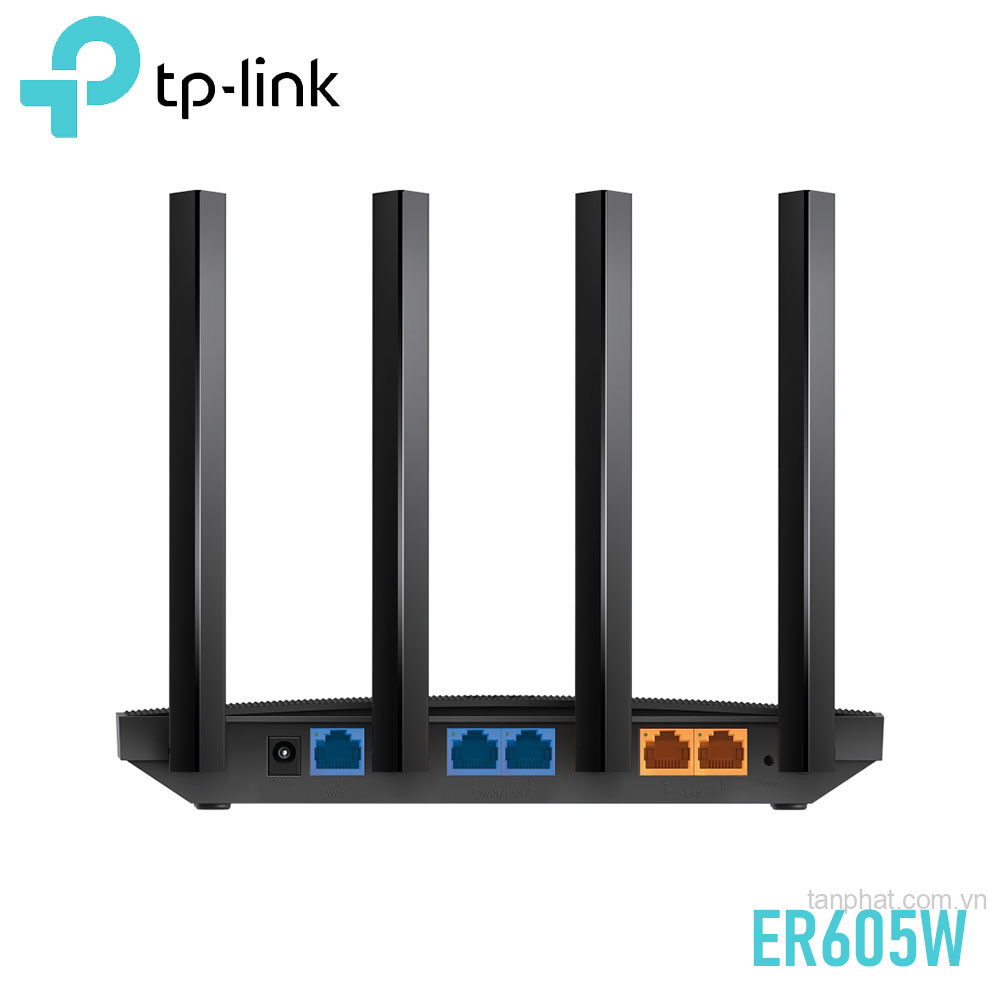 Router WiFi VPN cân bằng tải TP-Link Omada ER605W AC1200