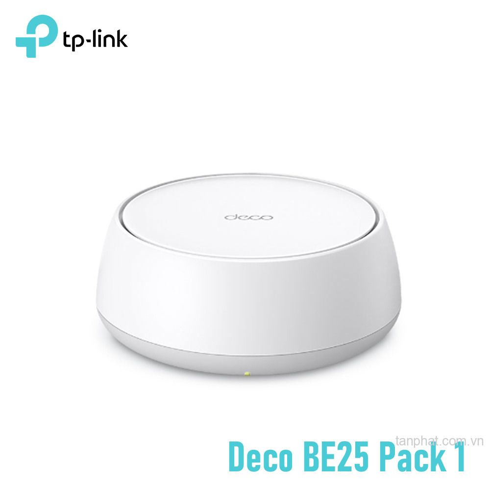 Bộ phát WiFi mesh 7 ngoài trời TP-Link Deco BE25-Outdoor BE5000, 2 cổng 2.5Gbps, PoE, IP65 (1-pack)