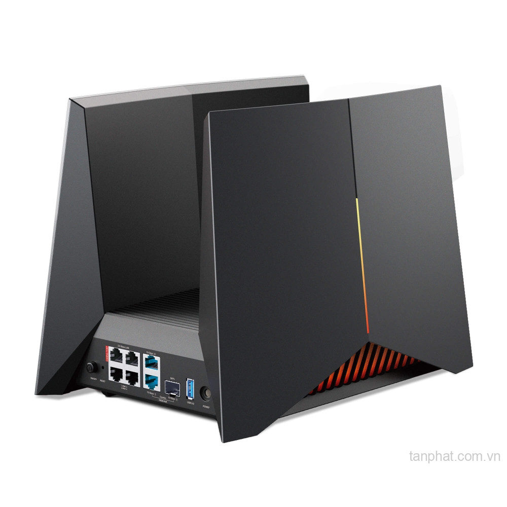 Bộ phát WiFi 7 gaming TP-Link Archer GE800 BE19000 tri-band, 2 cổng 10Gbps, 4 cổng 2.5Gbps, EasyMesh