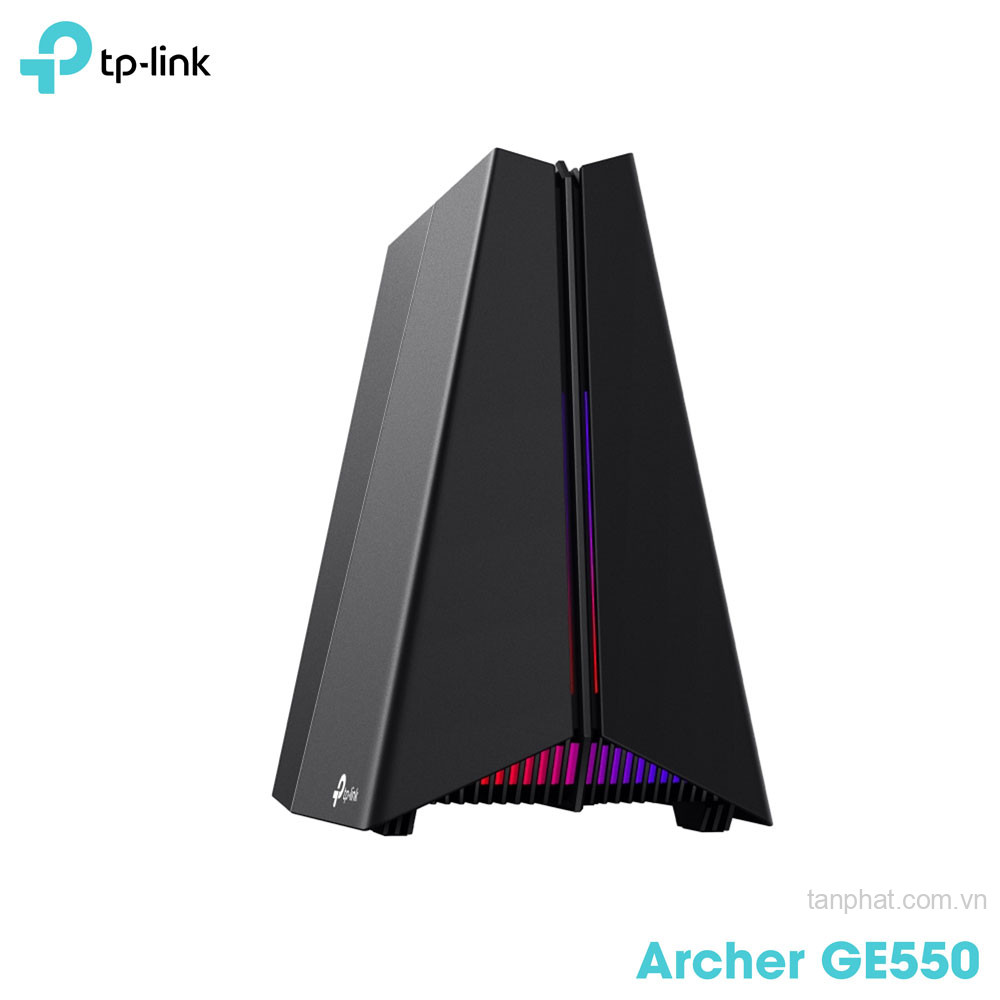 Bộ phát WiFi 7 gaming TP-Link Archer GE550 BE9300 tri-band, 2 cổng 5Gbps, 3 cổng 2.5Gbps, EasyMesh