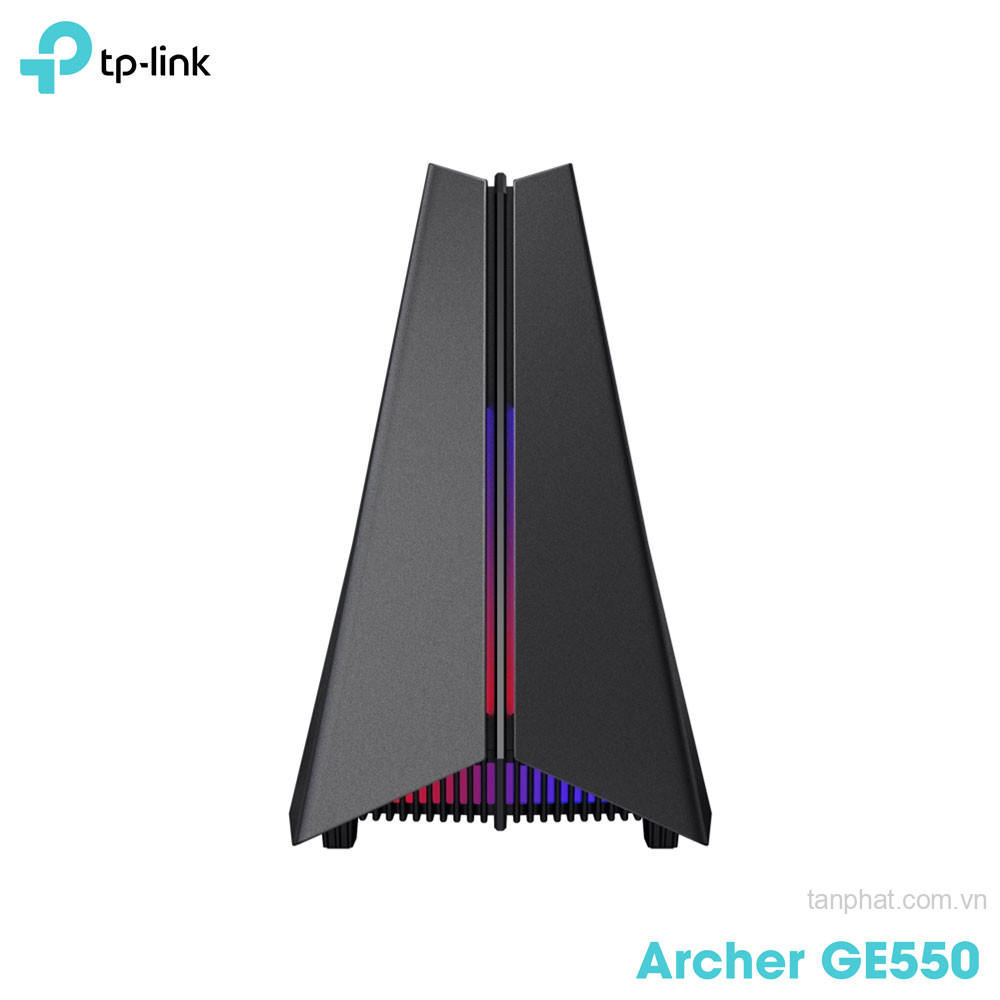 Bộ phát WiFi 7 gaming TP-Link Archer GE550 BE9300 tri-band, 2 cổng 5Gbps, 3 cổng 2.5Gbps, EasyMesh