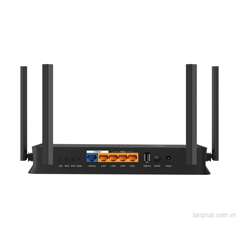 Bộ phát WiFi 7 TP-Link Archer BE230 BE3600 dual-band, 2 cổng 2.5Gbps, 4 ăng-ten, EasyMesh