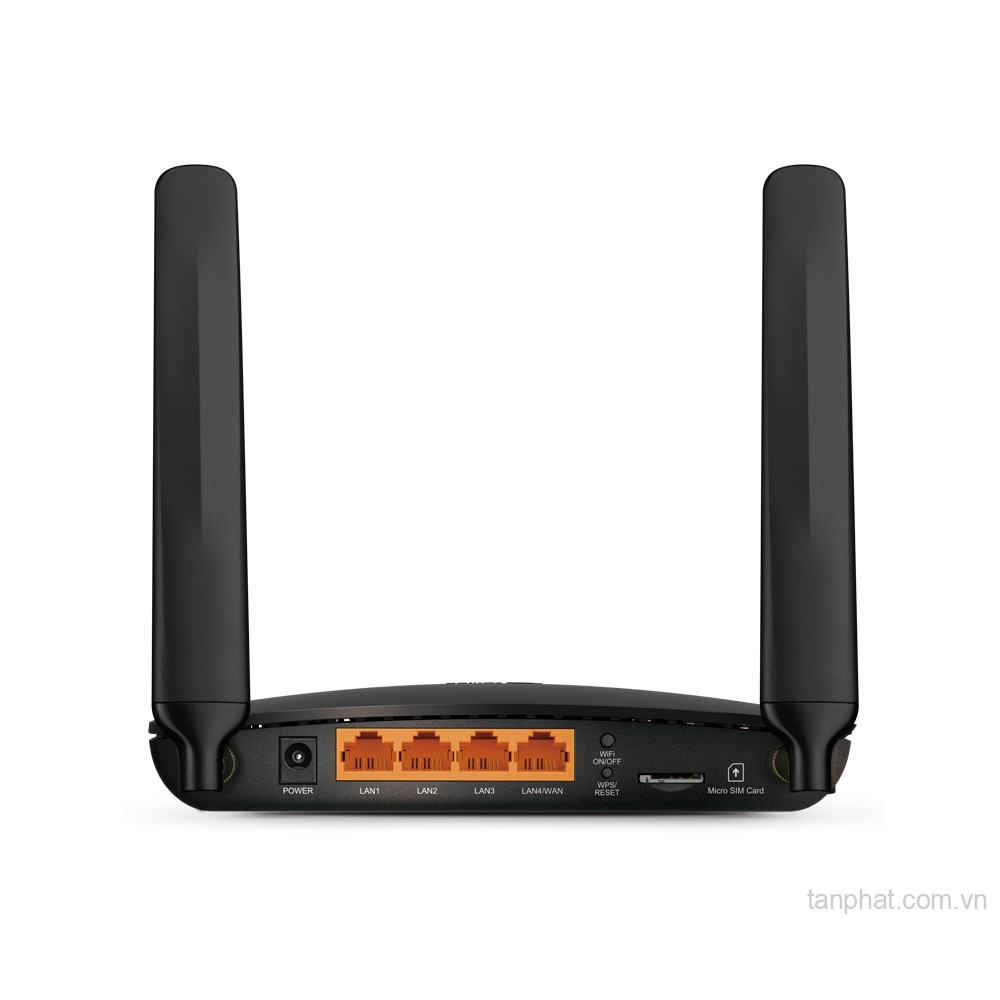 Router WiFi 4G LTE TP-Link Archer MR200 AC750 dual-band, 4 cổng Fast Ethernet, 64 thiết bị, OneMesh