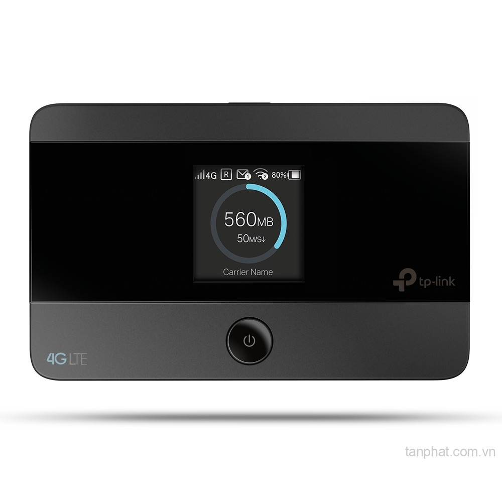 Bộ phát WiFi di động 4G LTE TP-Link M7350 N300, màn hình hiển thị, pin 2000mAh, 10 thiết bị