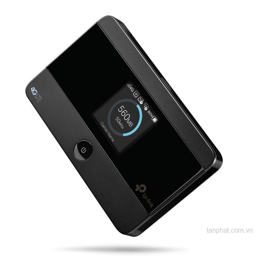 Bộ phát WiFi di động 4G LTE TP-Link M7350 N300, màn hình hiển thị, pin 2000mAh, 10 thiết bị