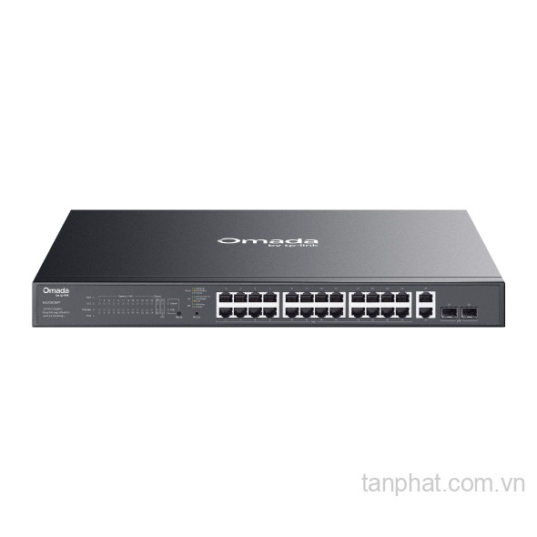 Switch PoE+ TP-Link Omada ES228GMP 28 cổng Gigabit, 24 cổng PoE+, 2 cổng SFP
