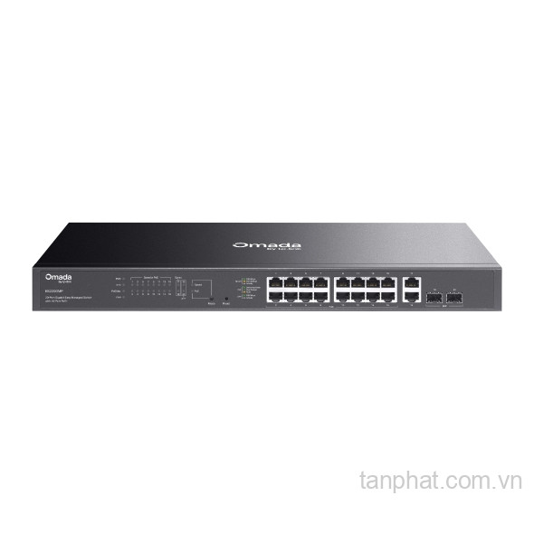 Switch PoE+ TP-Link Omada ES220GMP 20 cổng Gigabit, 16 cổng PoE+, 2 cổng SFP