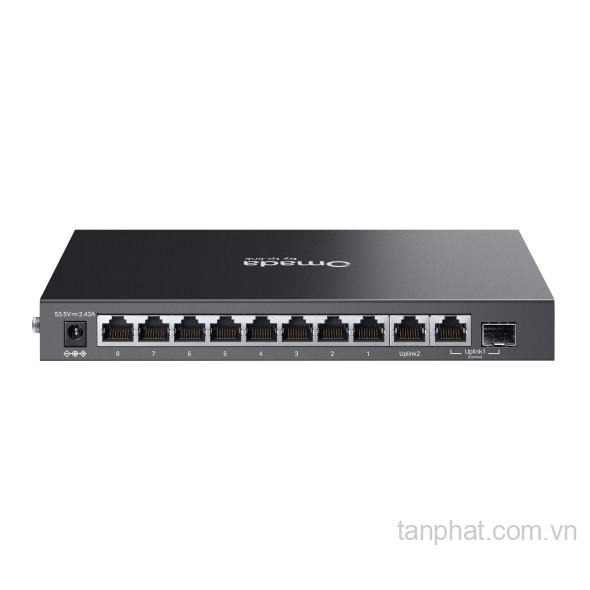 Switch PoE+ TP-Link Omada ES210GMP 10 cổng Gigabit, 8 cổng PoE+, 1 cổng combo SFP/RJ45
