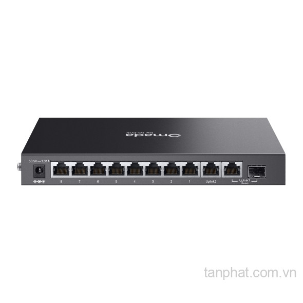 Switch PoE+ TP-Link Omada ES210GP 10 cổng Gigabit, 8 cổng PoE+, 1 cổng combo SFP/RJ45