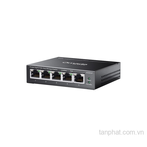 Switch PoE+ TP-Link Omada ES205GP 5 cổng Gigabit, 4 cổng PoE+