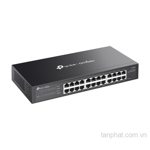 Switch Gigabit TP-Link Omada ES224G 24 cổng, quản lý cloud, không quạt