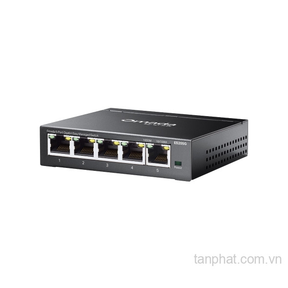 Switch Gigabit TP-Link Omada ES205G 5 cổng, quản lý cloud, không quạt