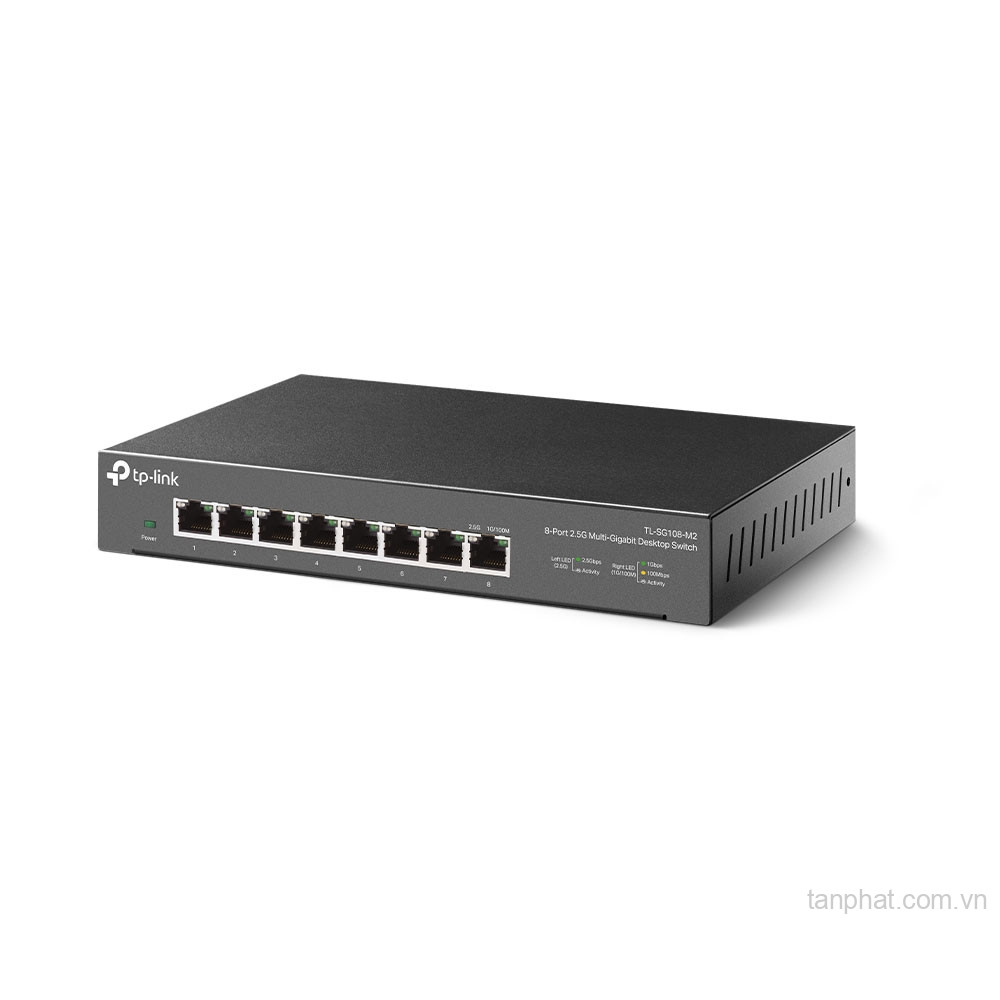 Switch TP-Link TL-SG108-M2 (2.5G (2500Mbps)/ 8 cổng/ vỏ kim loại)