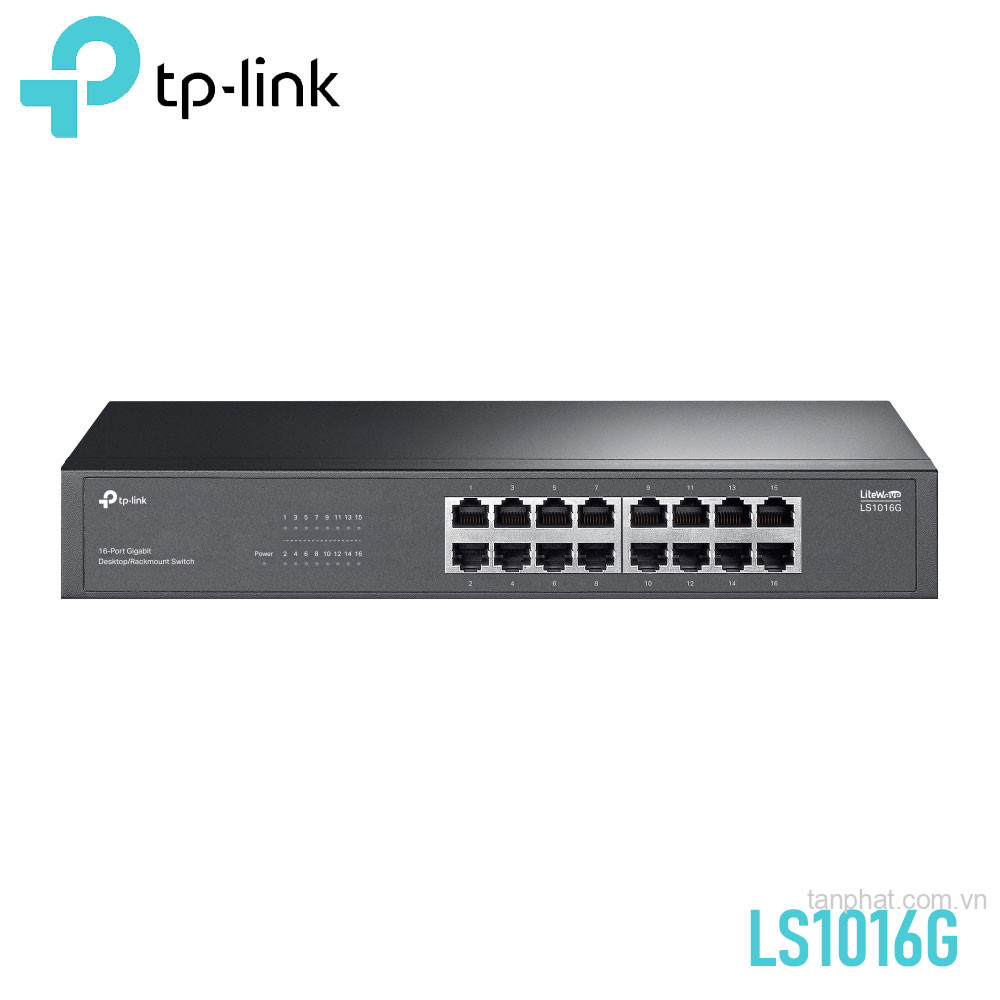 Switch TP-Link LS1016G (Gigabit (1000Mbps)/ 16 cổng/ vỏ kim loại)