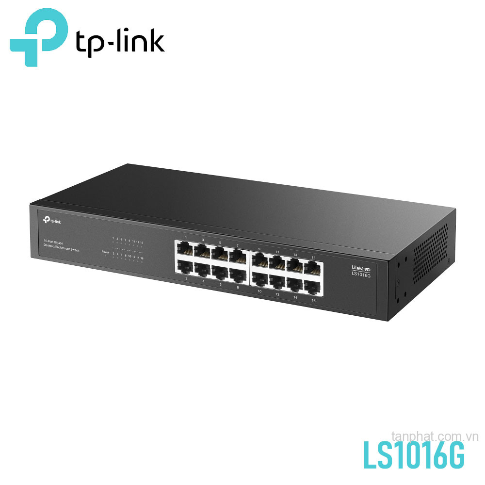 Switch TP-Link LS1016G (Gigabit (1000Mbps)/ 16 cổng/ vỏ kim loại)