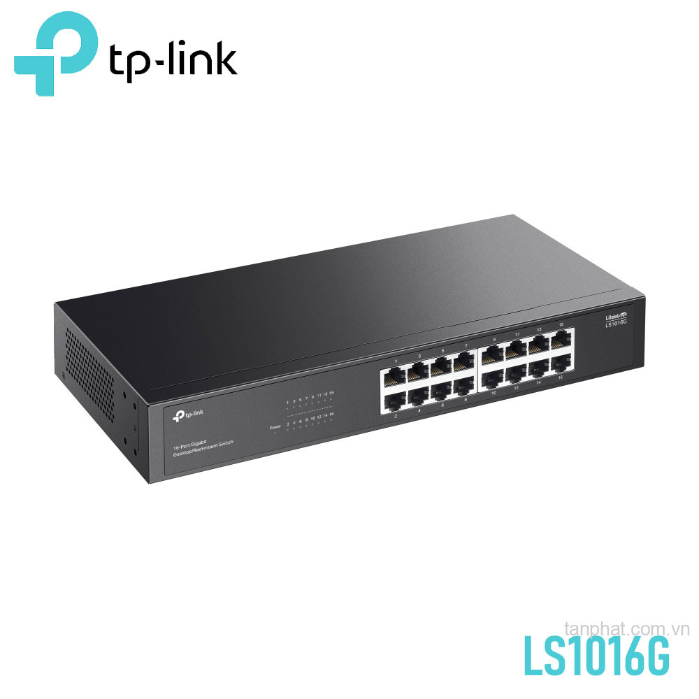 Switch TP-Link LS1016G (Gigabit (1000Mbps)/ 16 cổng/ vỏ kim loại)