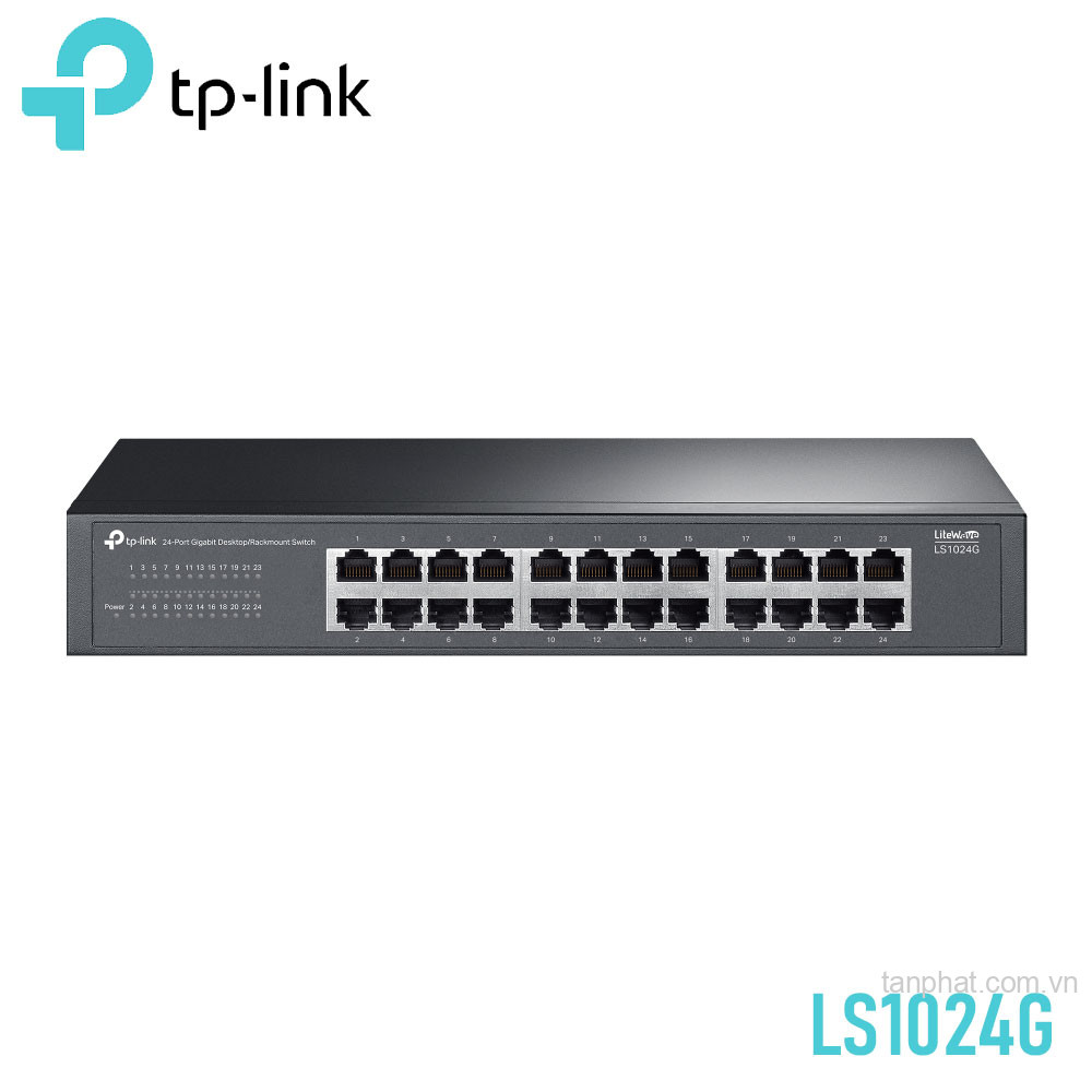 Switch TP-Link LS1024G (Gigabit (1000Mbps)/ 24 cổng/ vỏ kim loại)