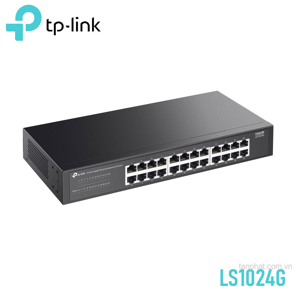 Switch TP-Link LS1024G (Gigabit (1000Mbps)/ 24 cổng/ vỏ kim loại)