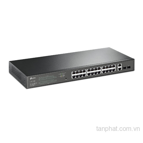 Switch TP-Link TL-SG1428PE (Gigabit (1000Mbps)/ 28 cổng/ 24 cổng PoE+/ 2 cổng SFP/ công suất PoE 250W/ Easy Smart)