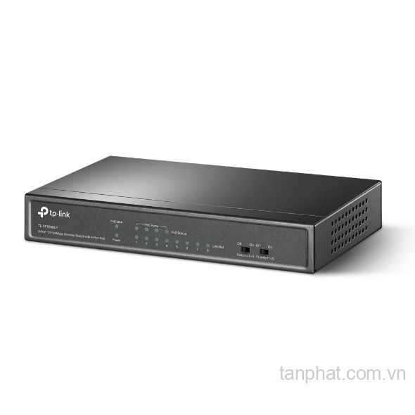 Switch TP-Link TL-SF1008LP (10/100Mbps/ 8 cổng/ 4 cổng PoE/ công suất PoE 41W/ vỏ kim loại)
