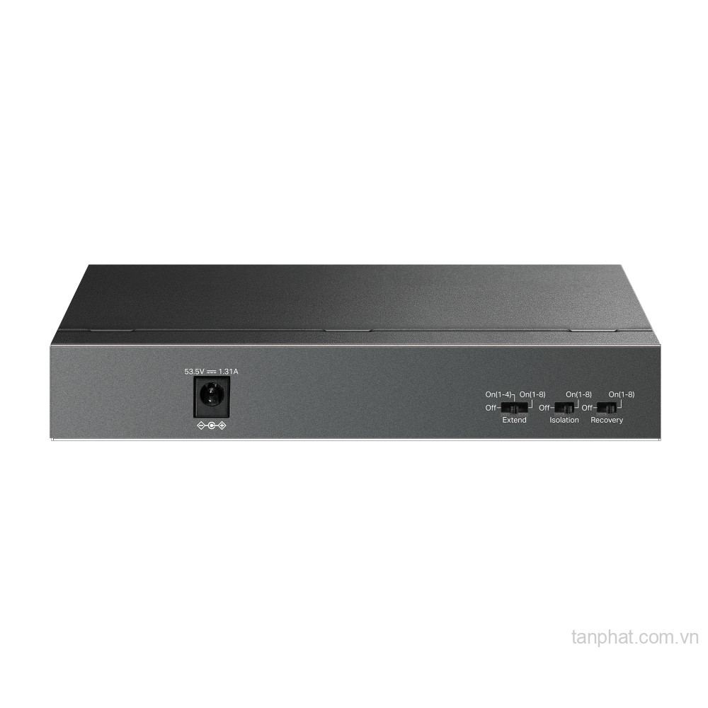 Switch TP-Link LS109P (10/100Mbps/ 9 cổng/ 8 cổng PoE+/ công suất PoE 63W/ vỏ kim loại)