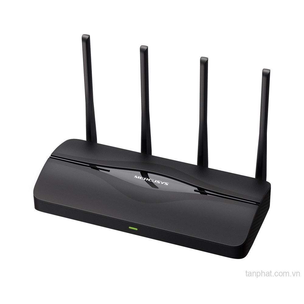 Bộ phát WiFi 7 Mercusys MR27BE BE3600 dual-band, 2 cổng 2.5Gbps, 2 cổng Gigabit, 4 ăng-ten, EasyMesh