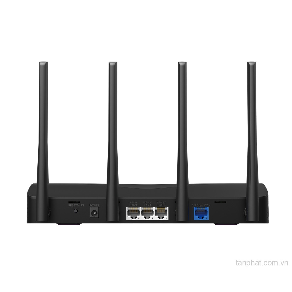 Bộ phát WiFi 7 Mercusys MR27BE BE3600 dual-band, 2 cổng 2.5Gbps, 2 cổng Gigabit, 4 ăng-ten, EasyMesh