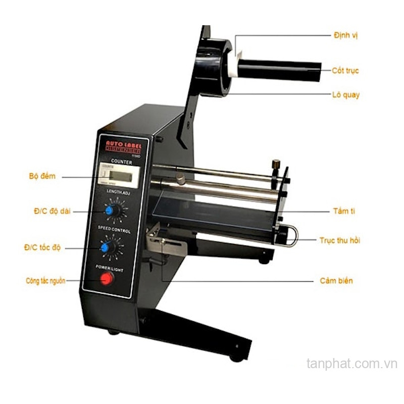 Máy bóc tem nhãn tự động FUMA 1150D