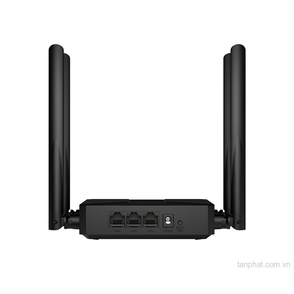 Bộ phát WiFi 6 Mercusys MR62X AX1500 dual-band, 3 cổng Gigabit, 4 ăng-ten, EasyMesh
