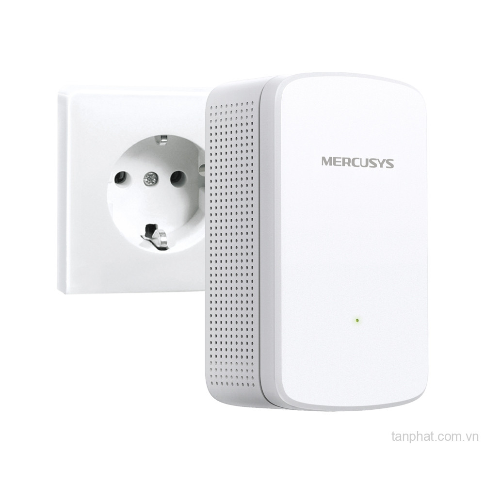 Bộ mở rộng sóng WiFi 4 Mercusys ME10 N300, 1 cổng Fast Ethernet, ăng-ten trong