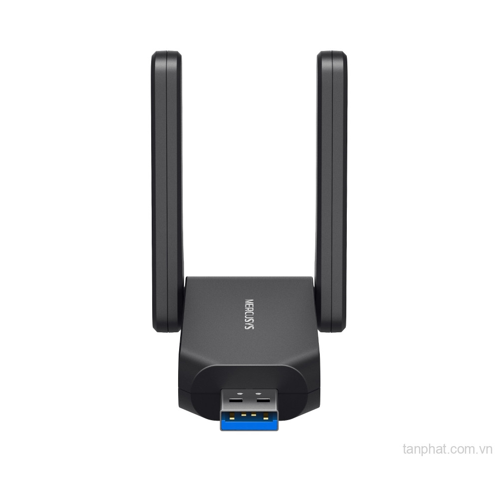 USB thu WiFi 6 Mercusys MA72XH AX1800 dual-band, USB 3.0, 2 ăng-ten độ lợi cao
