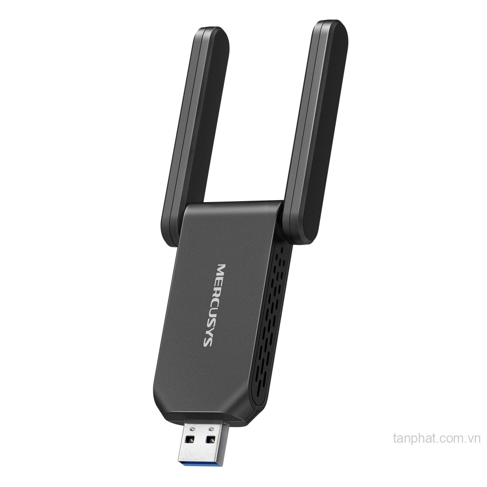 USB thu WiFi 6 Mercusys MA72XH AX1800 dual-band, USB 3.0, 2 ăng-ten độ lợi cao