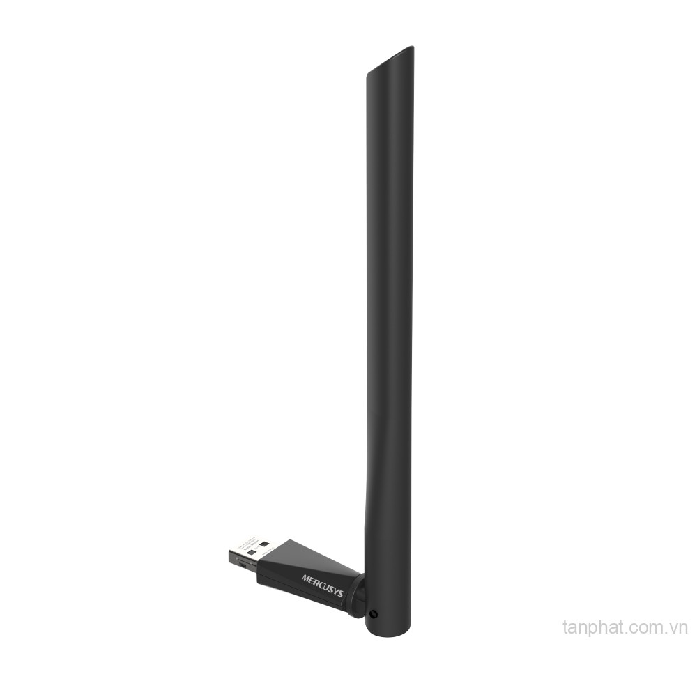 USB thu WiFi 5 Mercusys MA30H AC1300 dual-band, USB 2.0, ăng-ten độ lợi cao 5dBi
