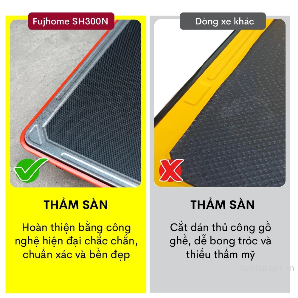 Xe đẩy hàng 4 bánh FujiHome SH300N