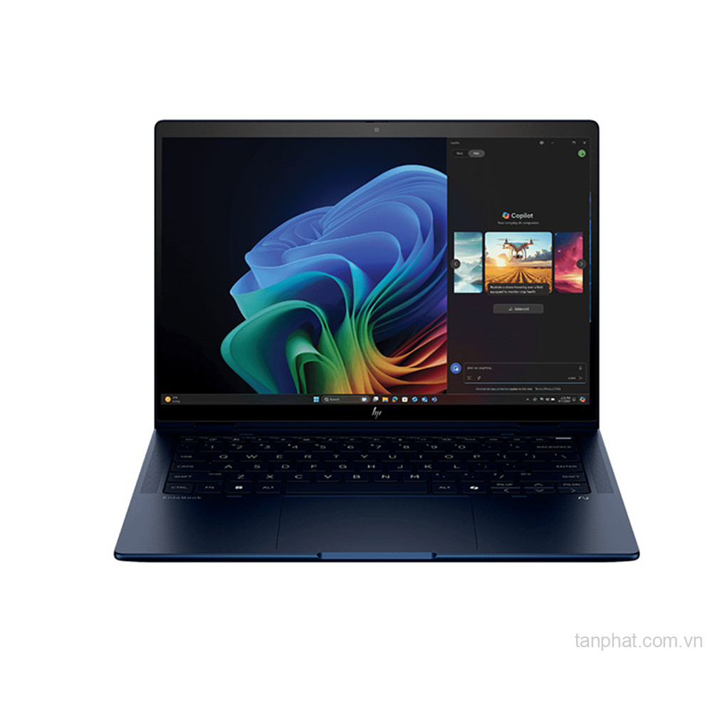 Máy tính xách tay HP EliteBook X Flip G1i,Core Ultra 7-258V,32GB RAM,1TB SSD,Intel Graphics,14"2.5K Touch,Webcam,6 Cell,BE+BT,Fingerprint,Pen,Win11 Pro 64,Blue,1Y WTY,3Y OFS(9T790AV)_B9FN2PT