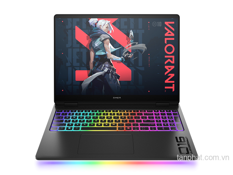 Máy tính xách tay HP OMEN 16-ah0186TX,Core Ultra 7 255HX,32GB RAM,1TB SSD,RTX 5080 16GB,16"2.5K OLED 240Hz 400 nits,Webcam,6 Cell,Wlan bx+BT,OfficeHS24+M365 McAfee LS,Win11 Home 64,Shadow Black ,1Y WTY_BX9S1PA