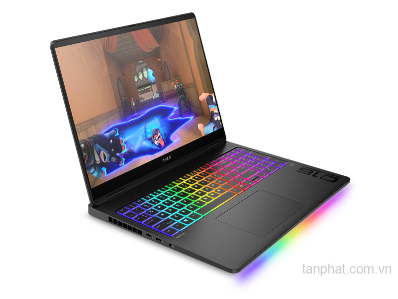 Máy tính xách tay HP OMEN 16-ah0186TX,Core Ultra 7 255HX,32GB RAM,1TB SSD,RTX 5080 16GB,16"2.5K OLED 240Hz 400 nits,Webcam,6 Cell,Wlan bx+BT,OfficeHS24+M365 McAfee LS,Win11 Home 64,Shadow Black ,1Y WTY_BX9S1PA