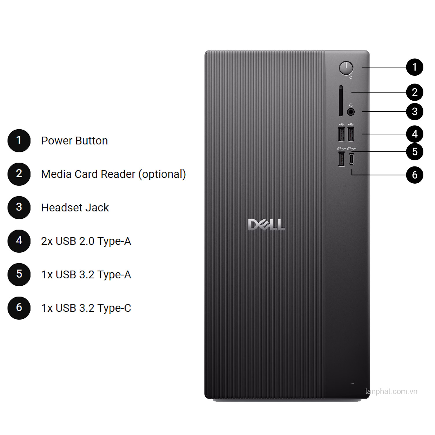 Máy tính PC Dell Pro Tower Essential QVT1260 71092354 (Core i7-14700, 16GB, 512GB SSD, Intel Graphics, Win 11 Home)